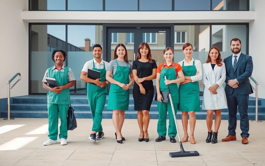 Cleaning Expert team smiling