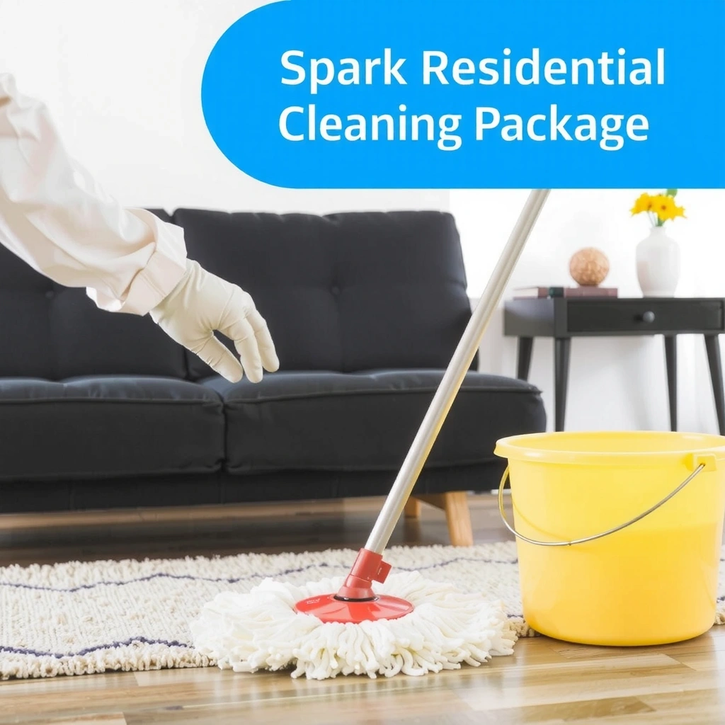 Basic residential cleaning package icon