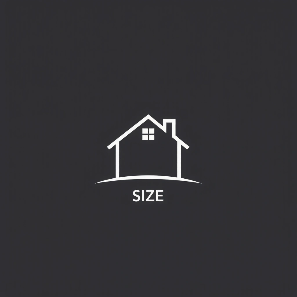 Icon representing property size