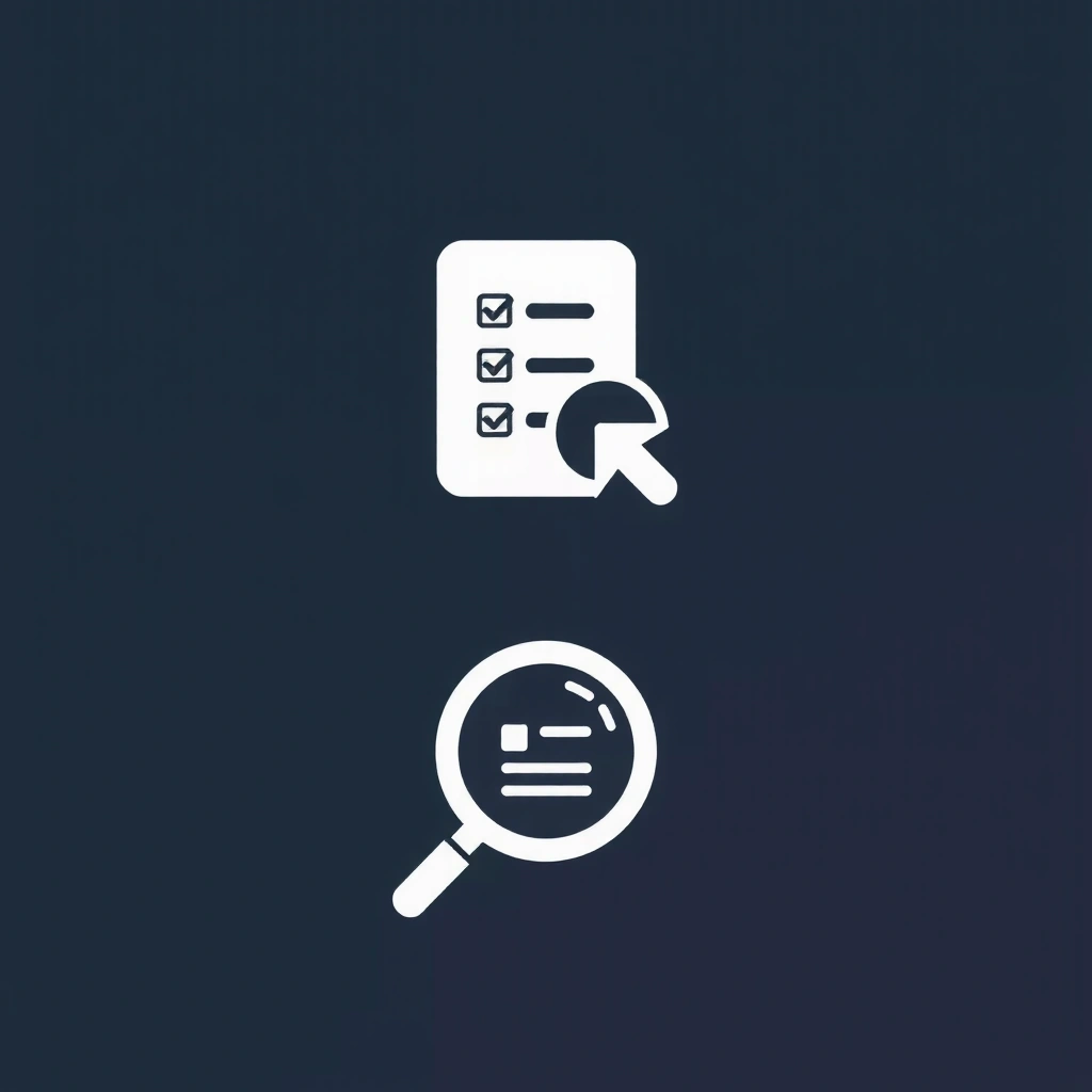 Icon representing specific requirements